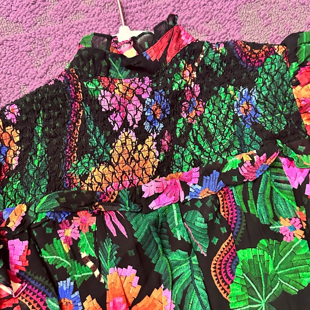 NWT Farm Rio Dress Multicolor Size Small - Picture 7 of 11